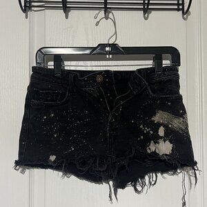 Korn Bleach-Dyed Shorts
